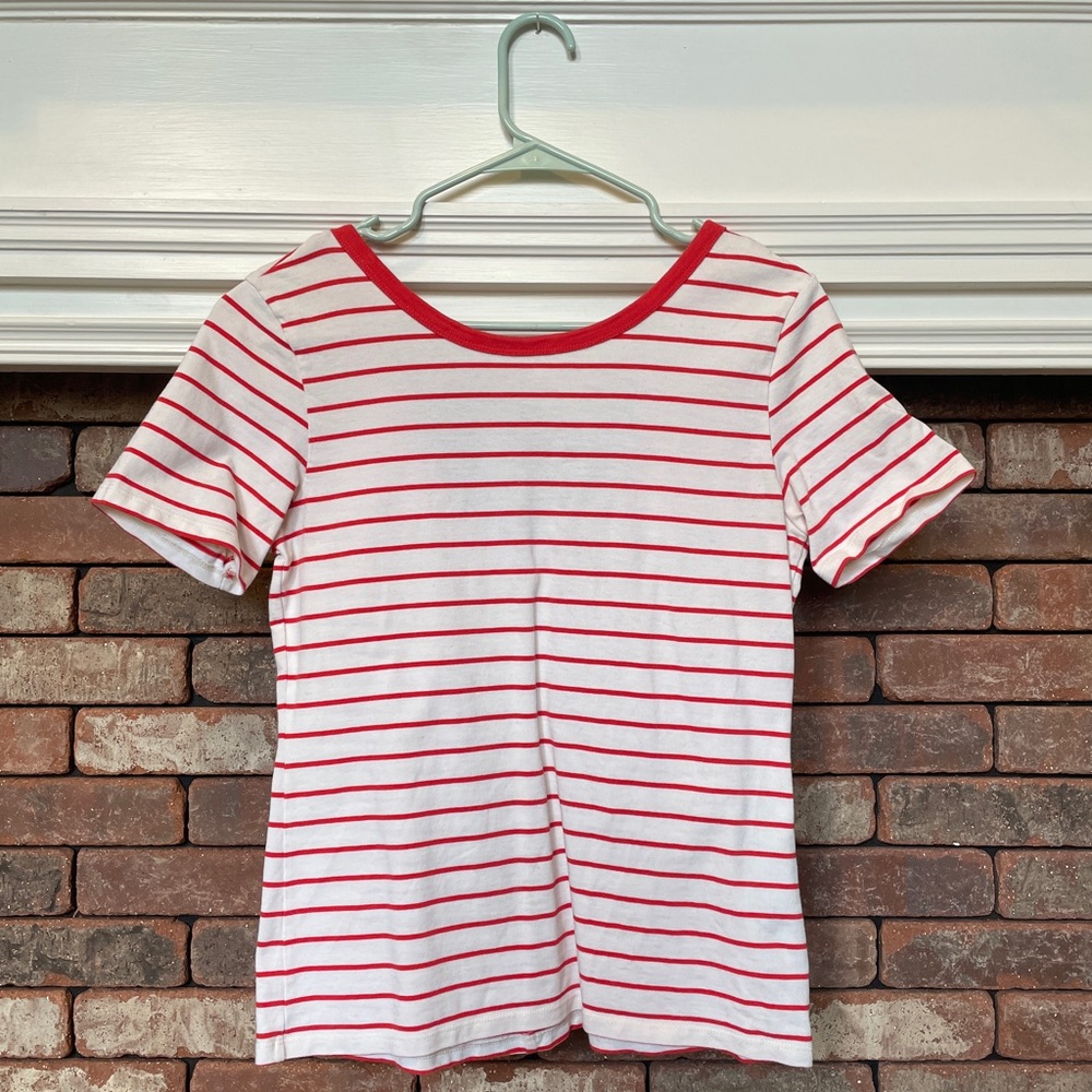 Levis low back striped tee